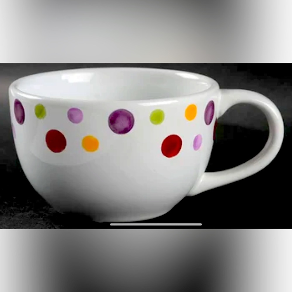 Two White 3 inch pampered Chef Coco or coffee cups. Great condition